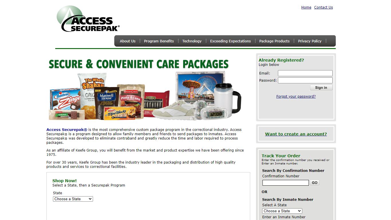 Access Securepak - King County Package Program - WA - FAQ's
